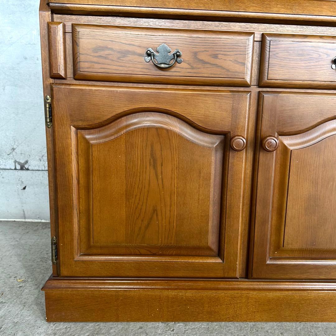 ✦カリモク✦ヴィンテージ ライティングビューロー デスクキャビネット 昭和レトロ