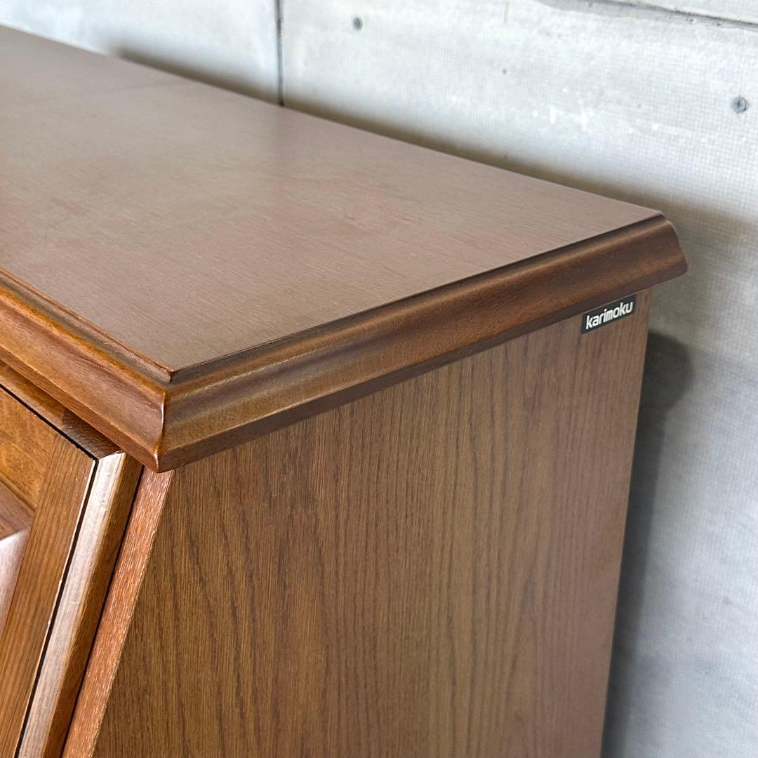 ✦カリモク✦ヴィンテージ ライティングビューロー デスクキャビネット 昭和レトロ