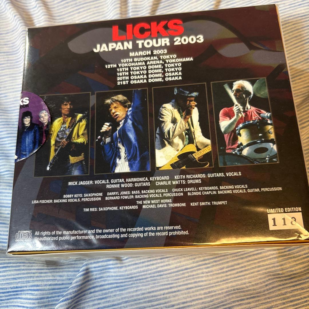 ROLLING STONES LICKS 日本ツアー2003【新品未開封】