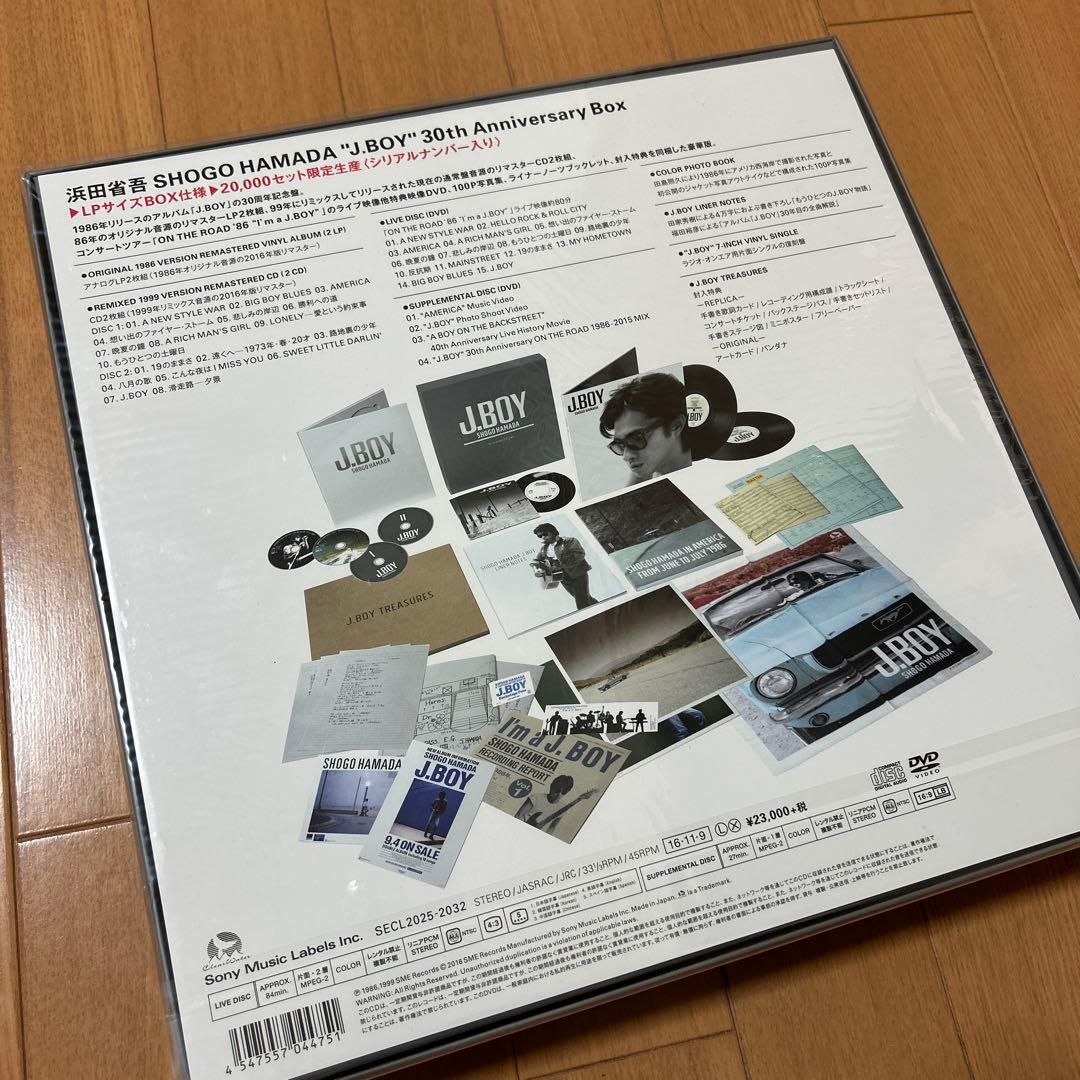 ☆セール12/28まで浜田省吾J.BOY 30thAnniversary Box