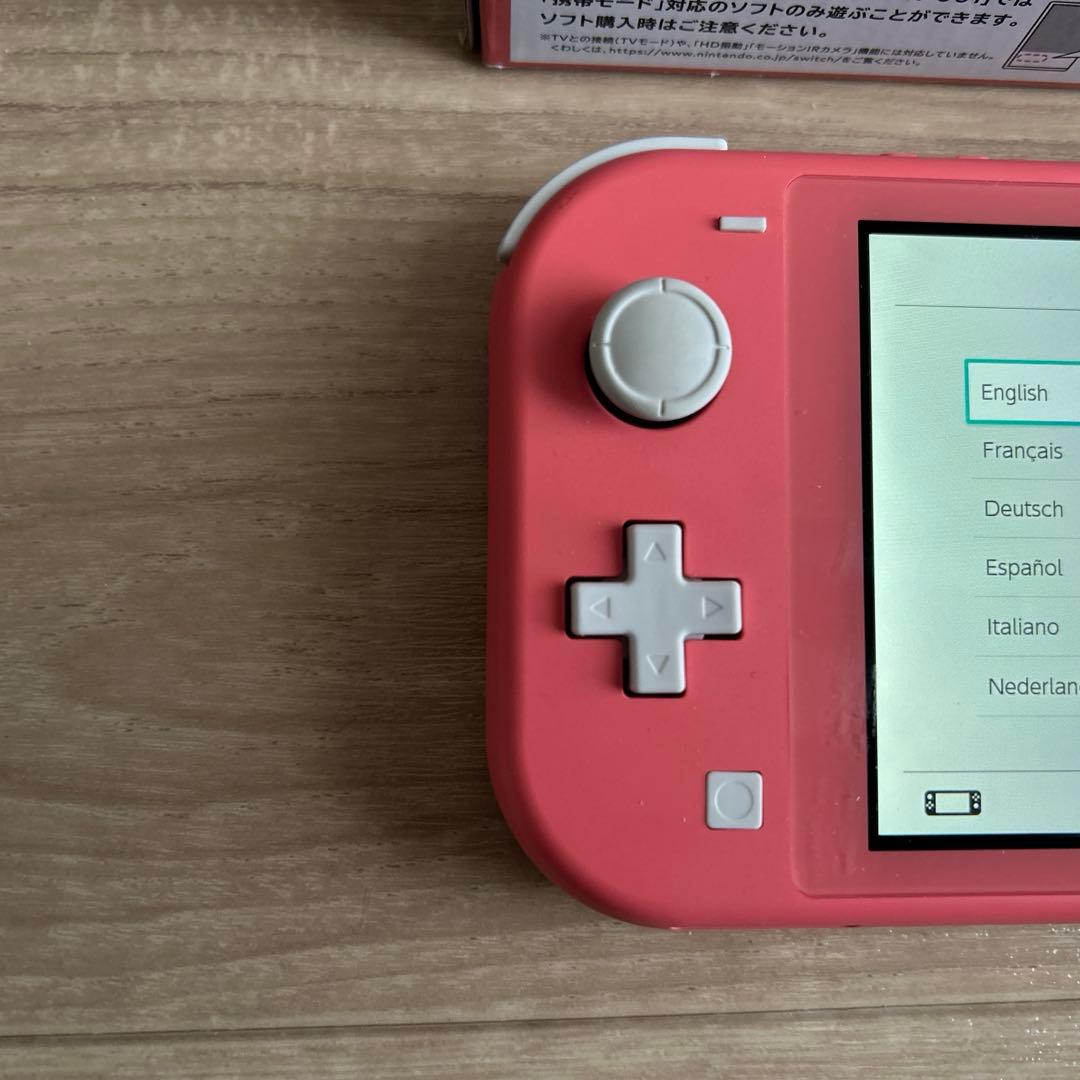Nintendo Switch LITE コーラル/充電器セット
