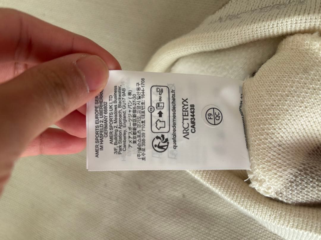 ARC'TERYX バードヘッドトーク　ホワイト　ビーニー