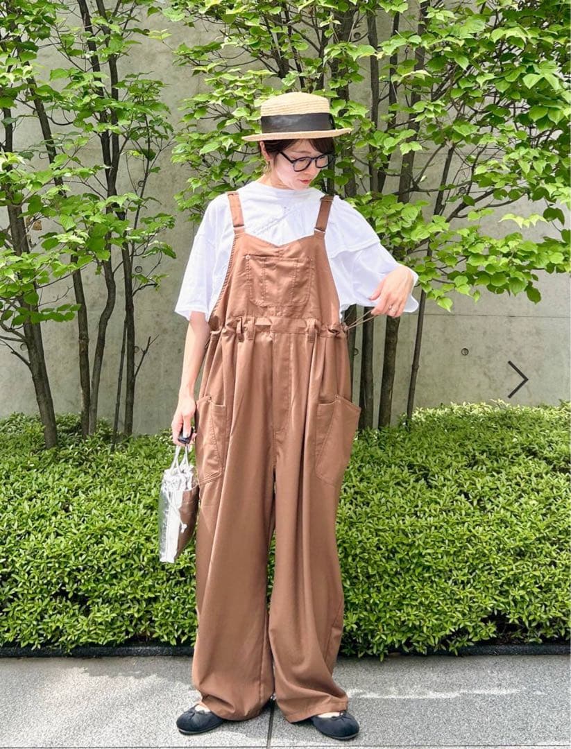 ニコアンド misayo ラクテロサロペット be with M サイズM