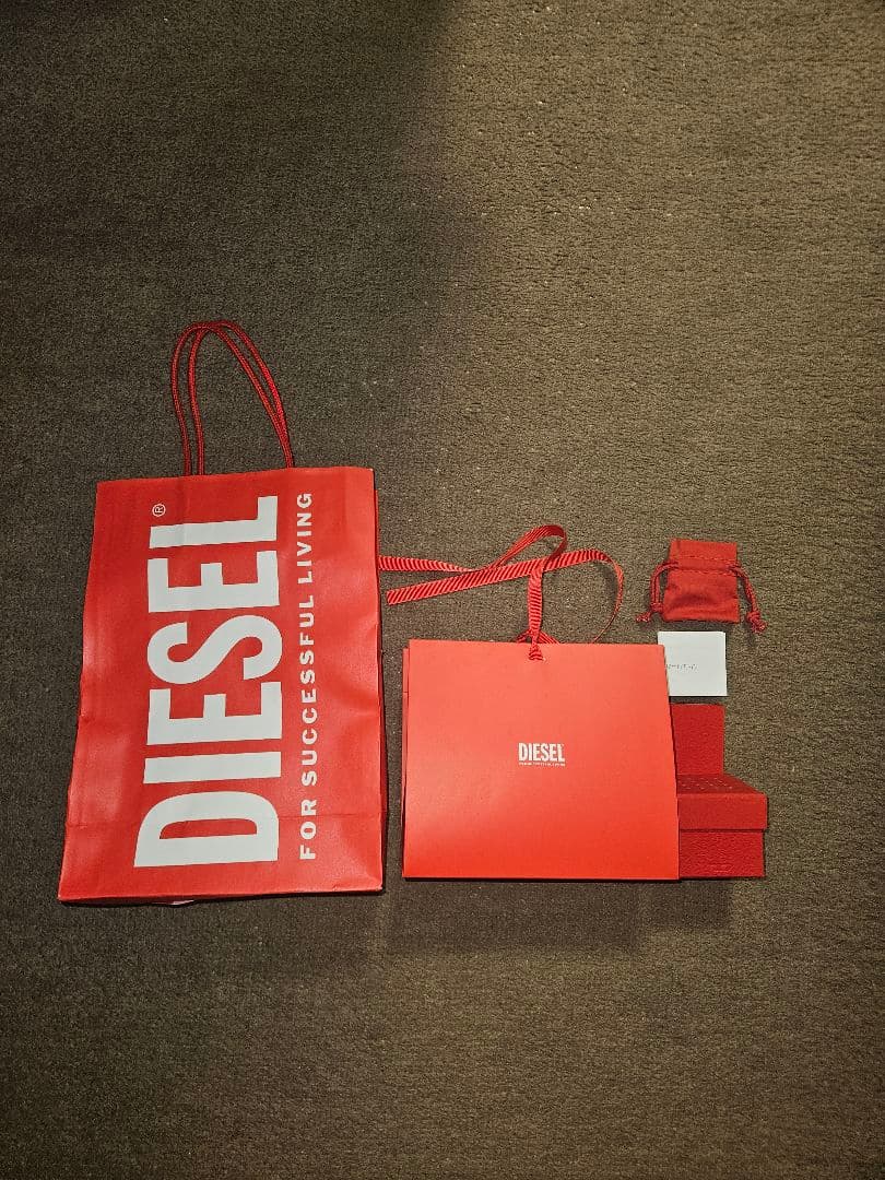 DIESEL フープピアス 片耳用 新品未使用極美品！