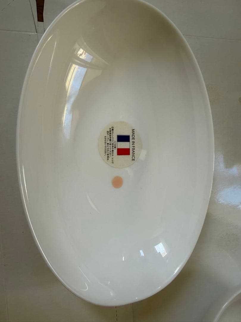 30枚激安オーバルヤマザキ春のパンまつり　フランス製楕円皿、訳ありジャンク