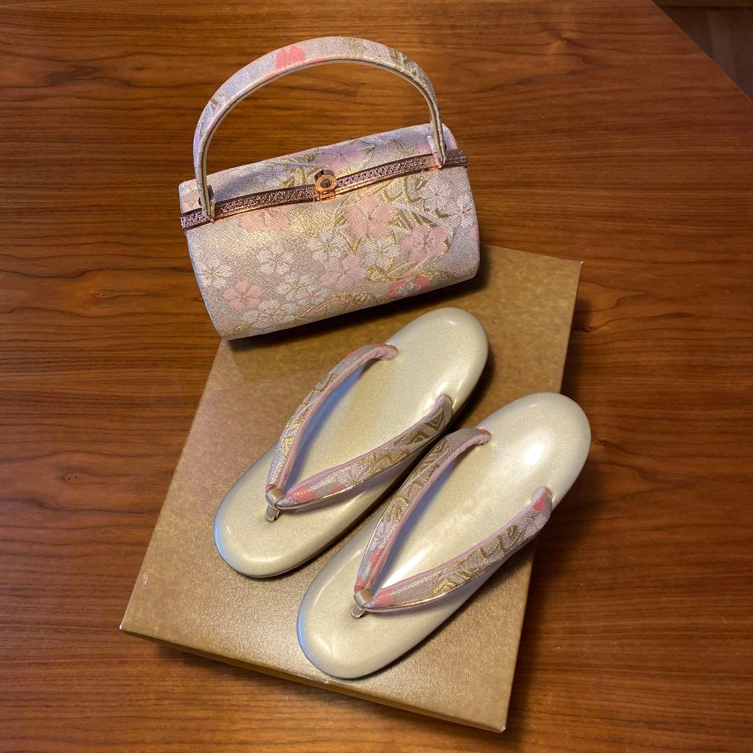 成人式　草履とバックのセット