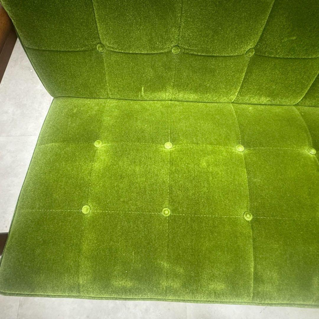 カリモク家具 Kチェア 1シーター グリーン W36173QWK wm01 美品