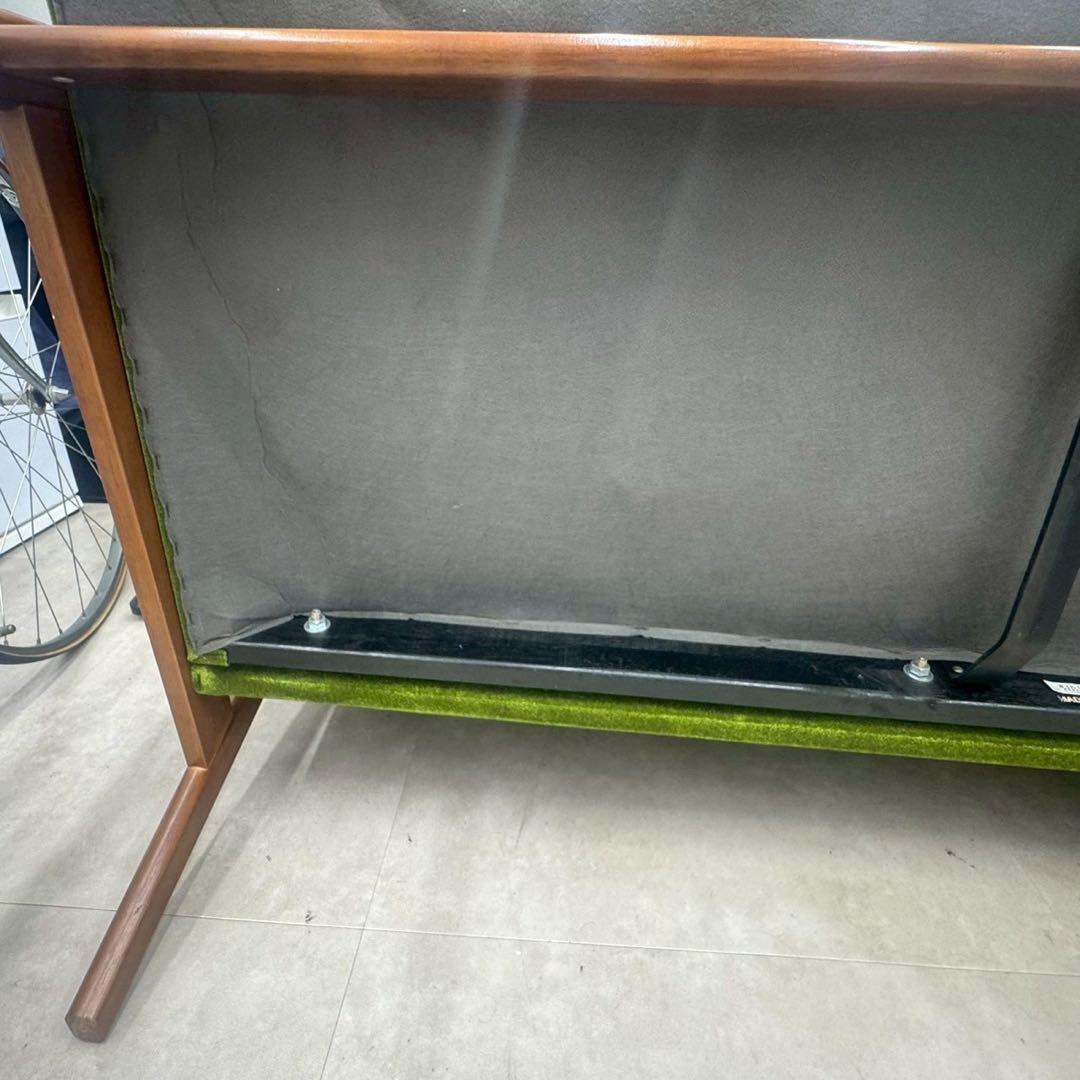 カリモク家具 Kチェア 1シーター グリーン W36173QWK wm01 美品