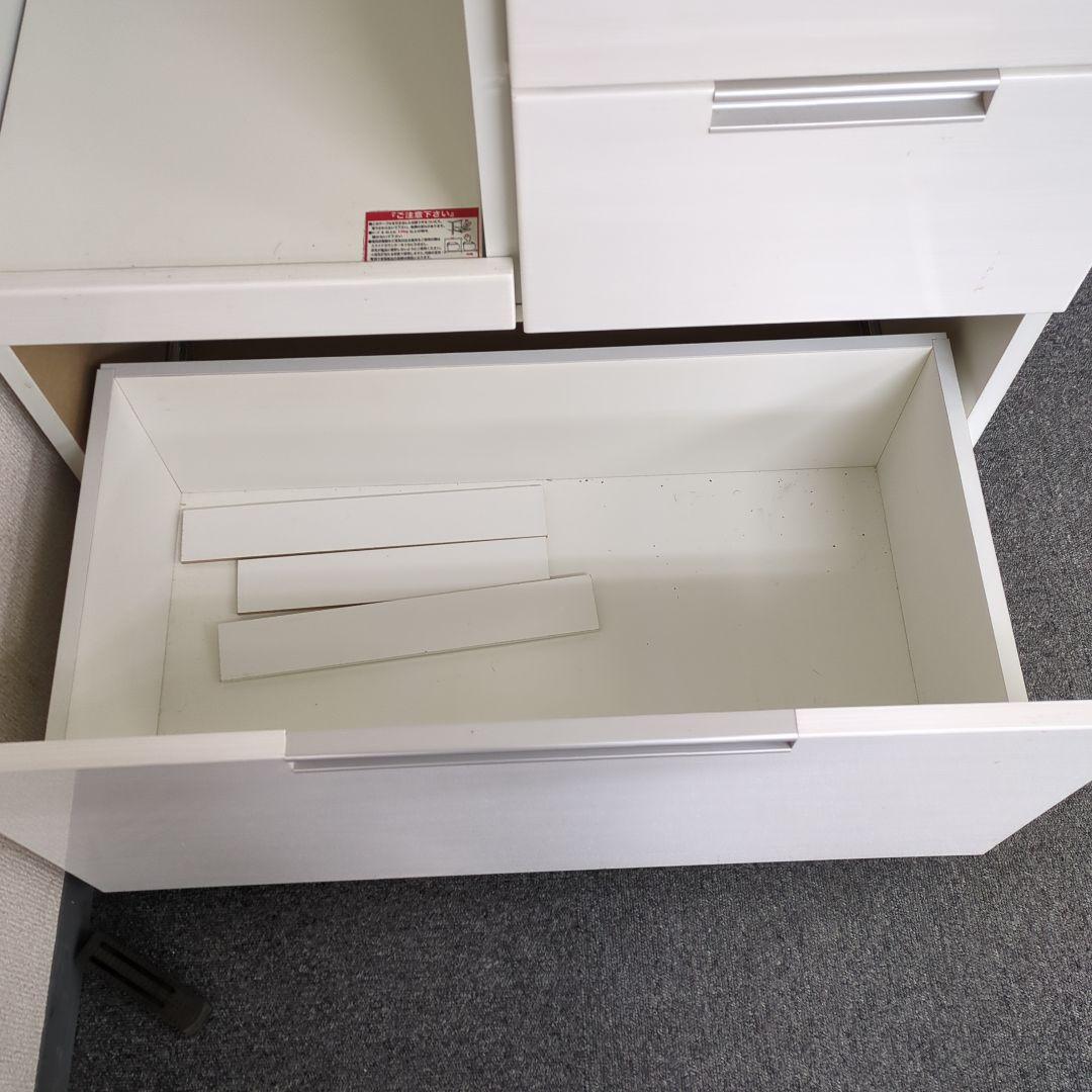 ホワイト 食器棚 　ニトリ