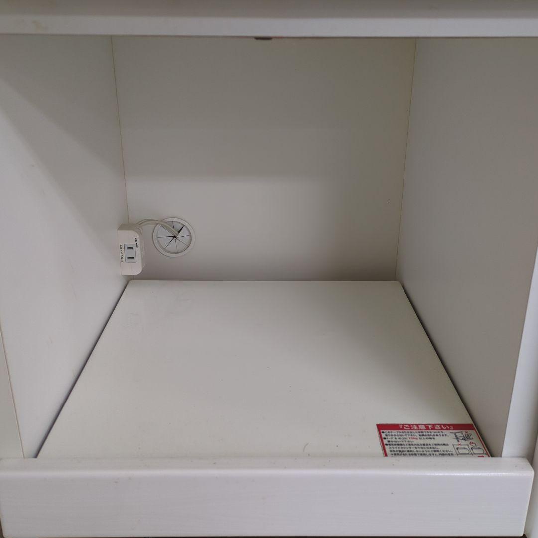 ホワイト 食器棚 　ニトリ