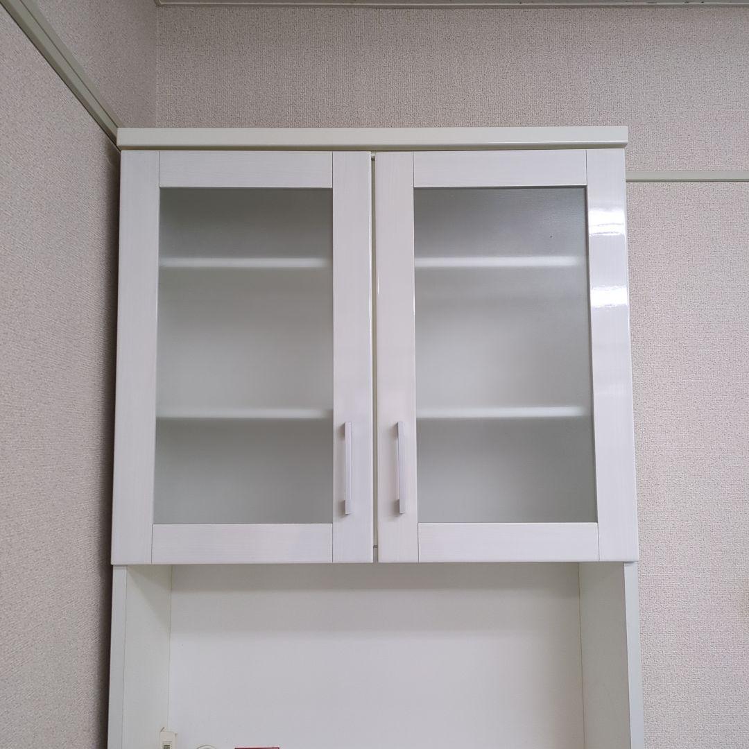 ホワイト 食器棚 　ニトリ