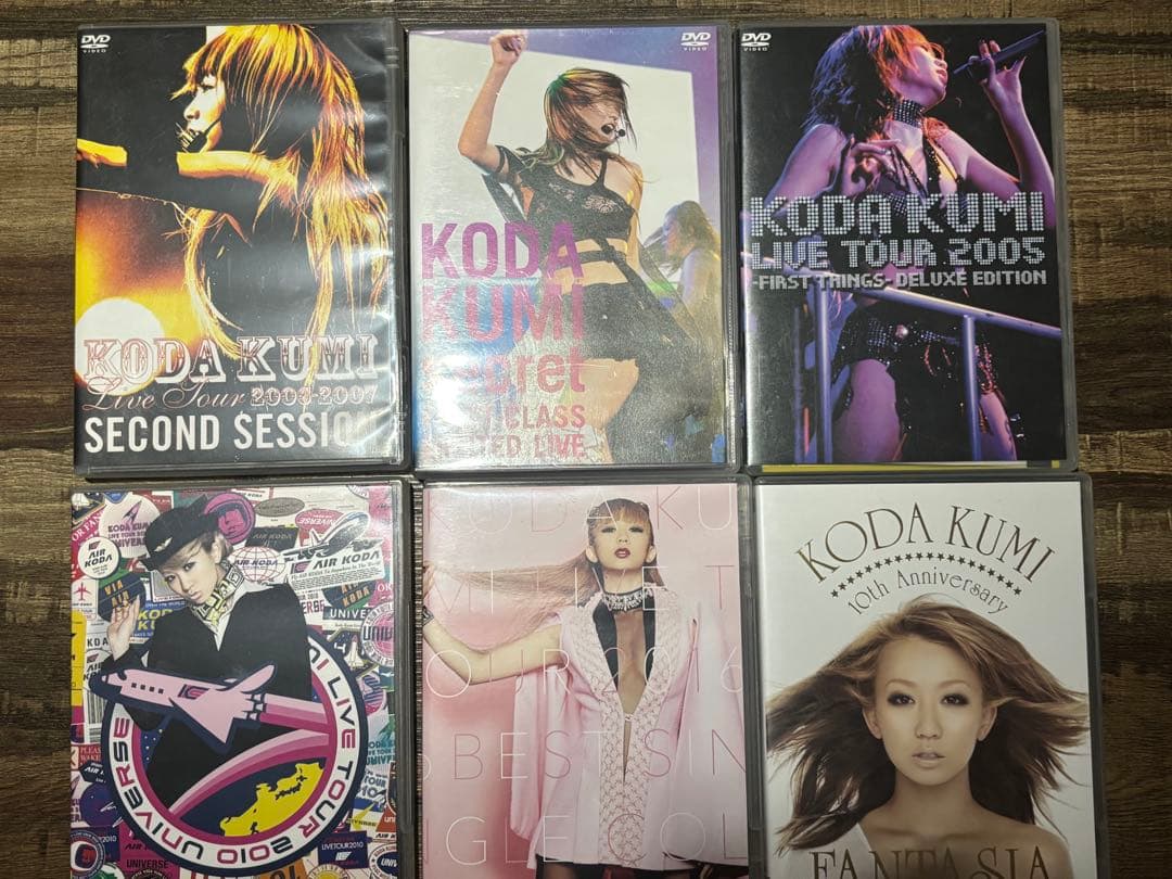 Koda Kumi ライブDVD コレクション