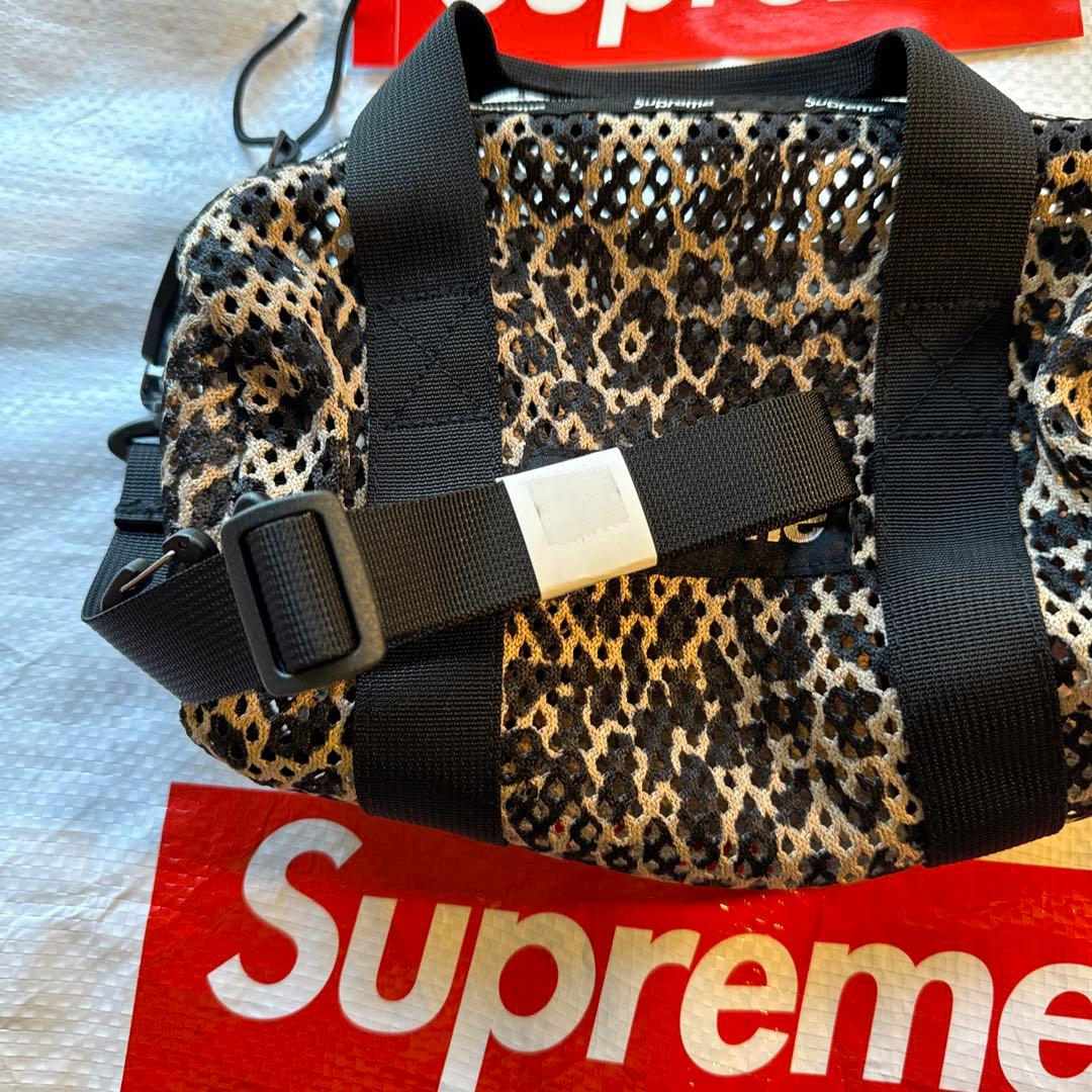 バッグ Supreme Mesh Mini Duffle Bag \"leopard \"