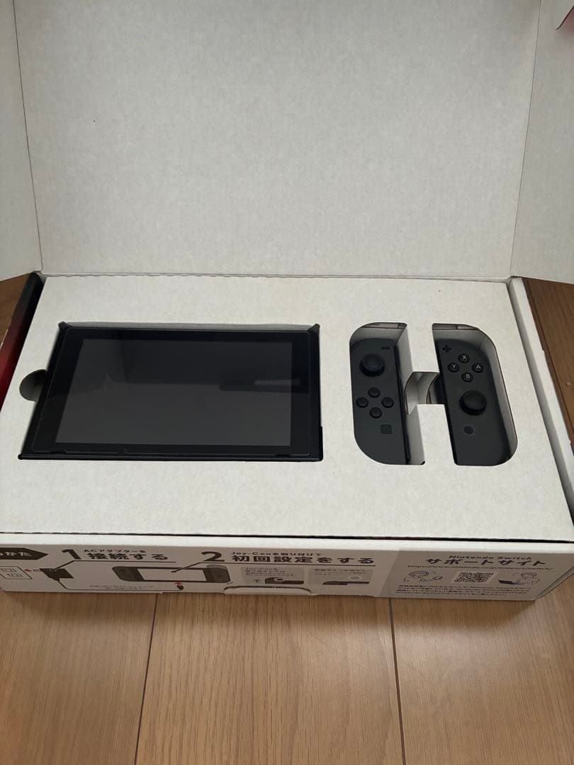 Nintendo Switch Joy-Con グレー＋ブルーネオンイエロー