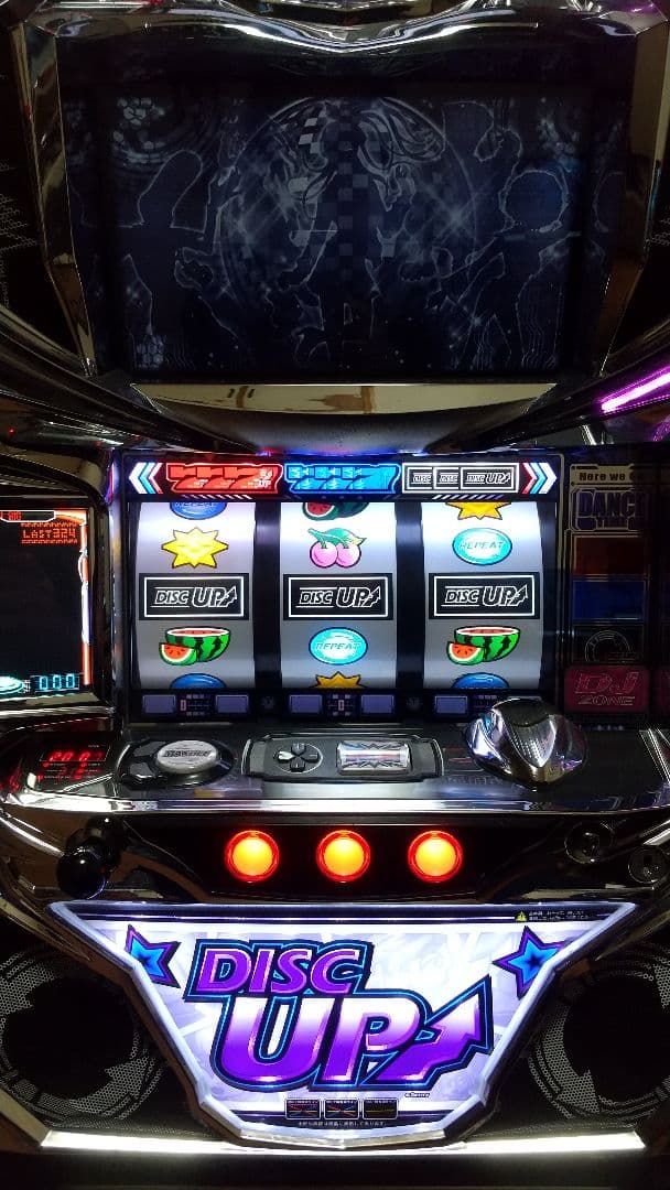 パチスロ実機　5号機　ディスクアップ　DISK UP　スロット　不要機付き