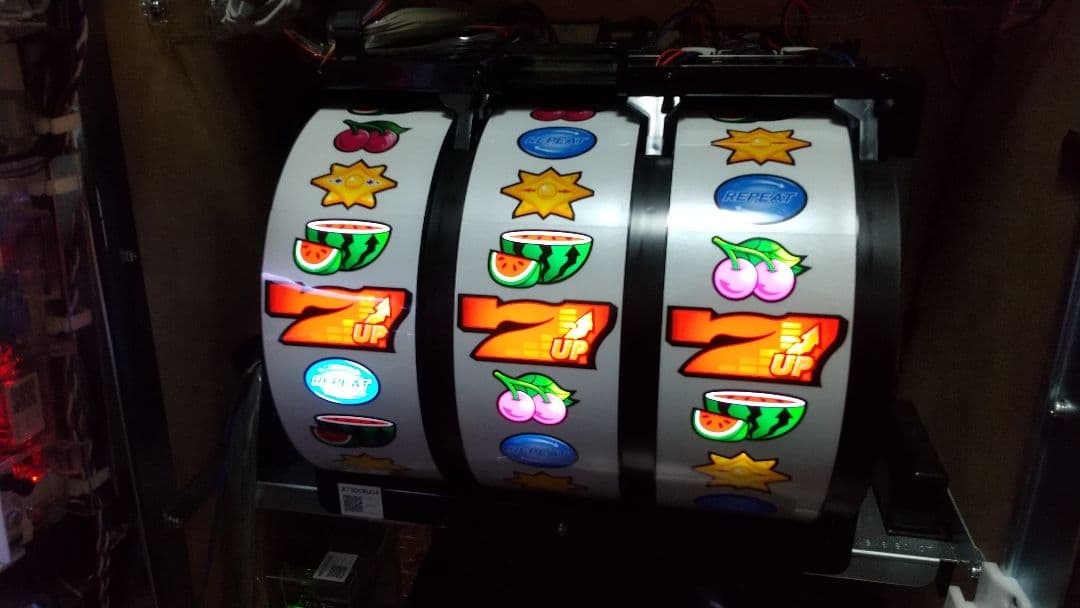 パチスロ実機　5号機　ディスクアップ　DISK UP　スロット　不要機付き