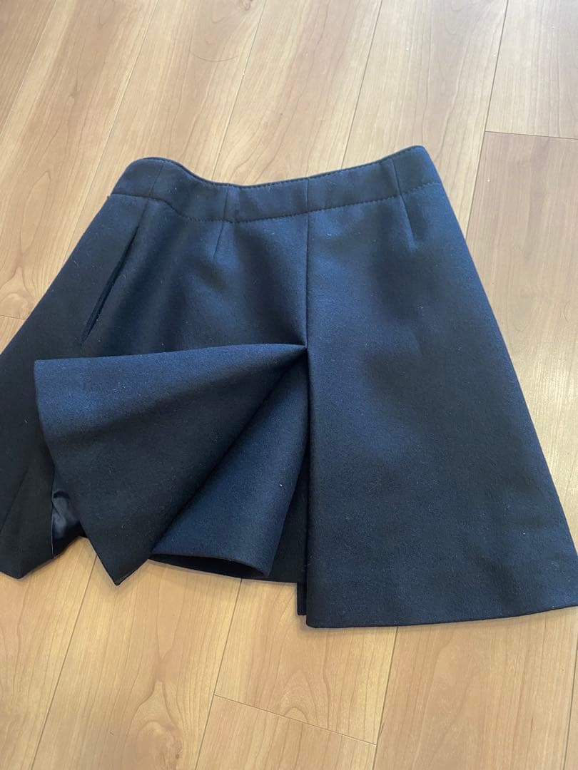 値下 美品 サカイラック メルトンショートパンツ 金ボタン