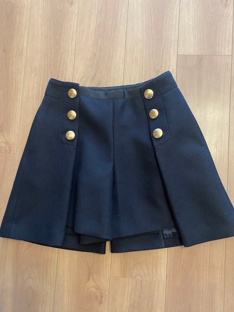 値下 美品 サカイラック メルトンショートパンツ 金ボタン