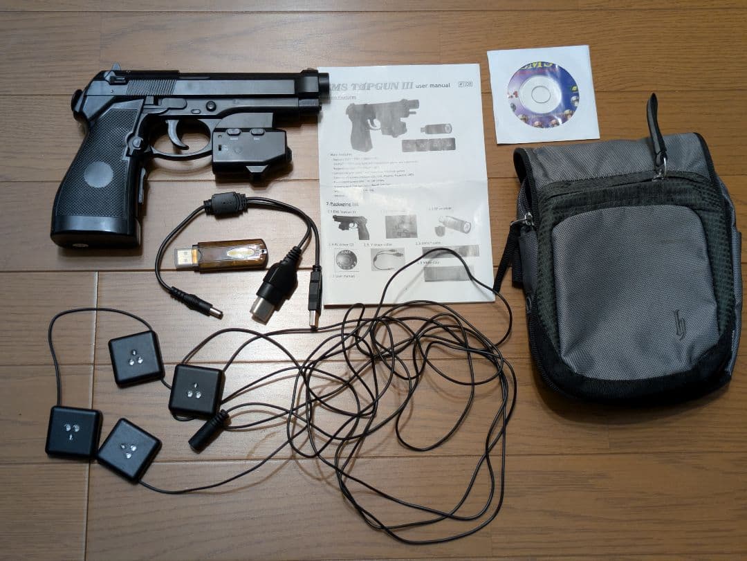 【動作確認済】EMS TOPGUN ⅲ 液晶対応 ワイヤレス ガンコン