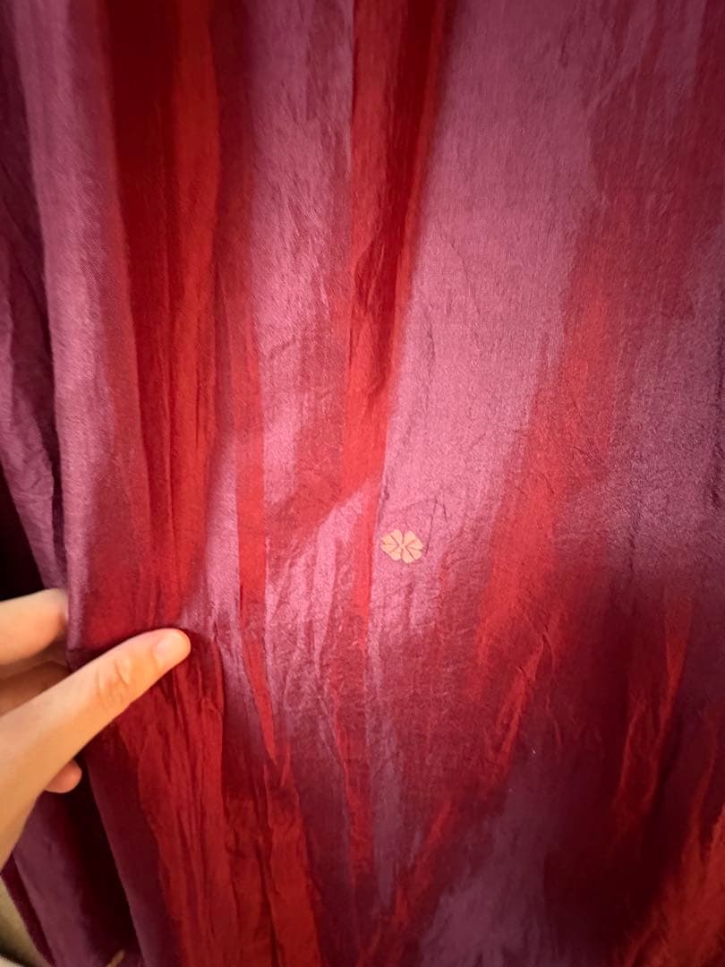 週末限定値下げ　MAKU シルク混五部袖ワンピース