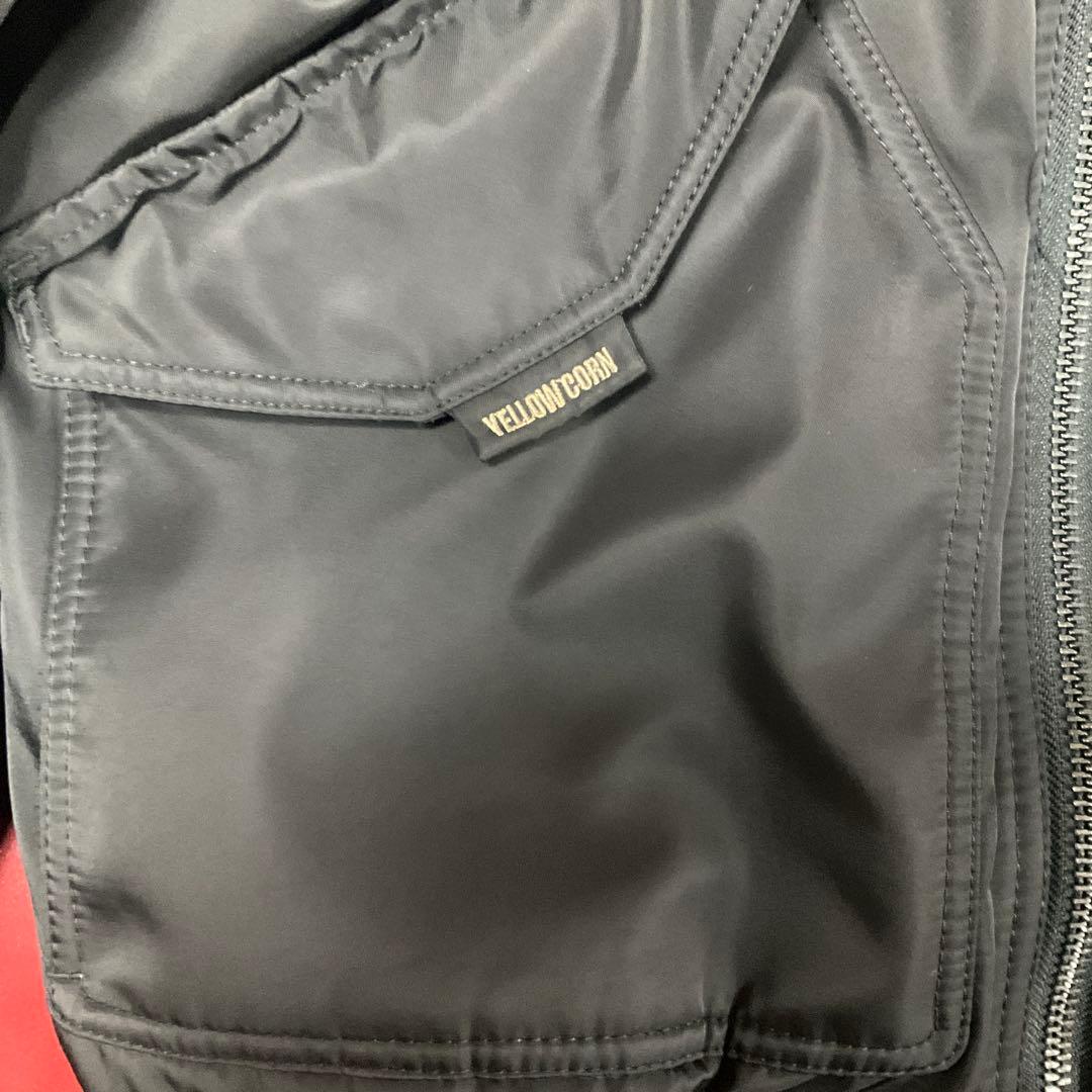 【美品】YELLOW CORN ウィンタージャケット　ブラック