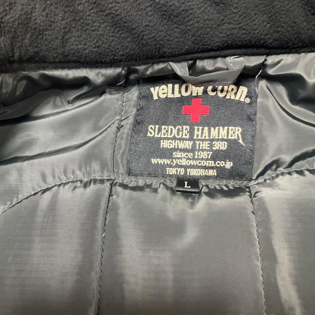 【美品】YELLOW CORN ウィンタージャケット　ブラック