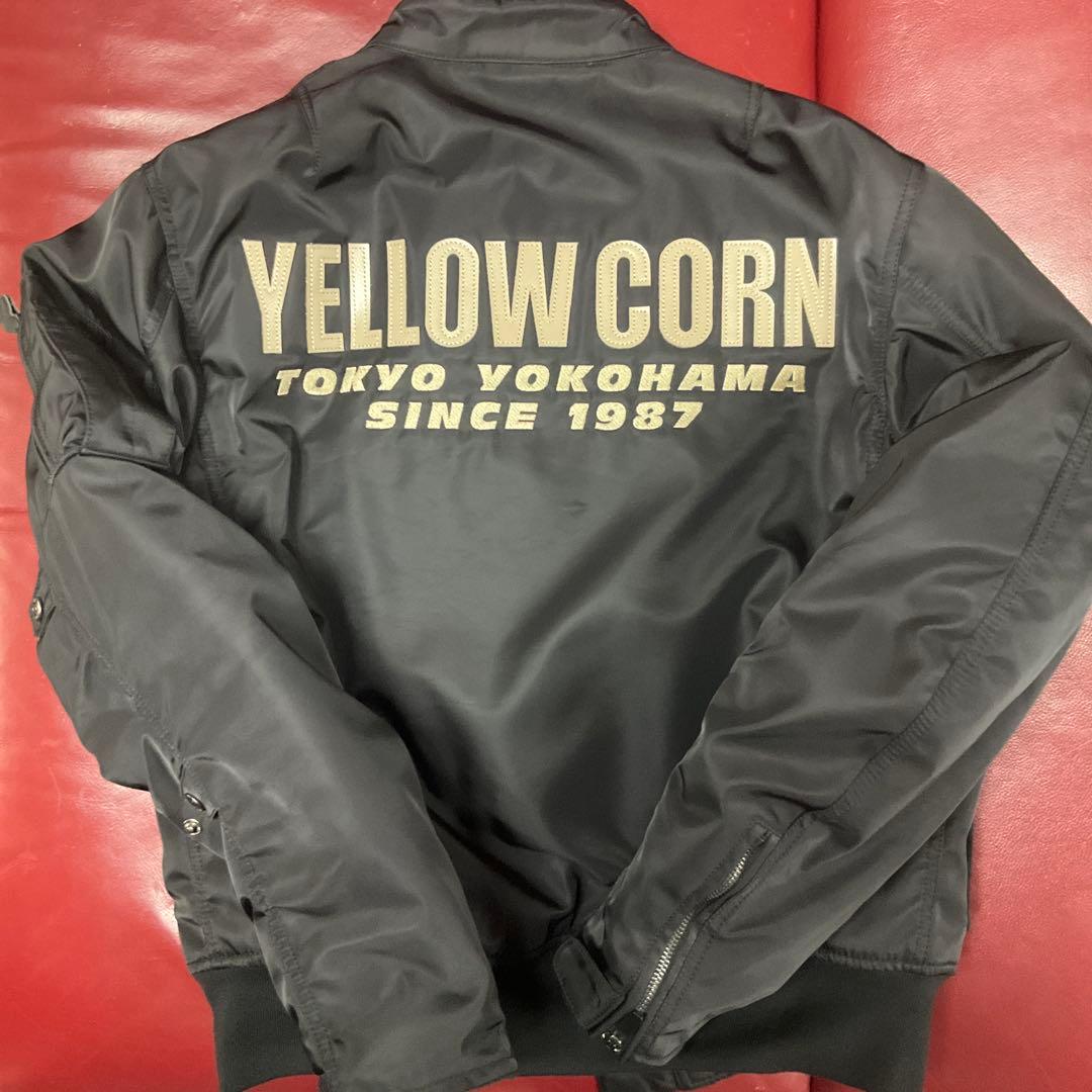 【美品】YELLOW CORN ウィンタージャケット　ブラック