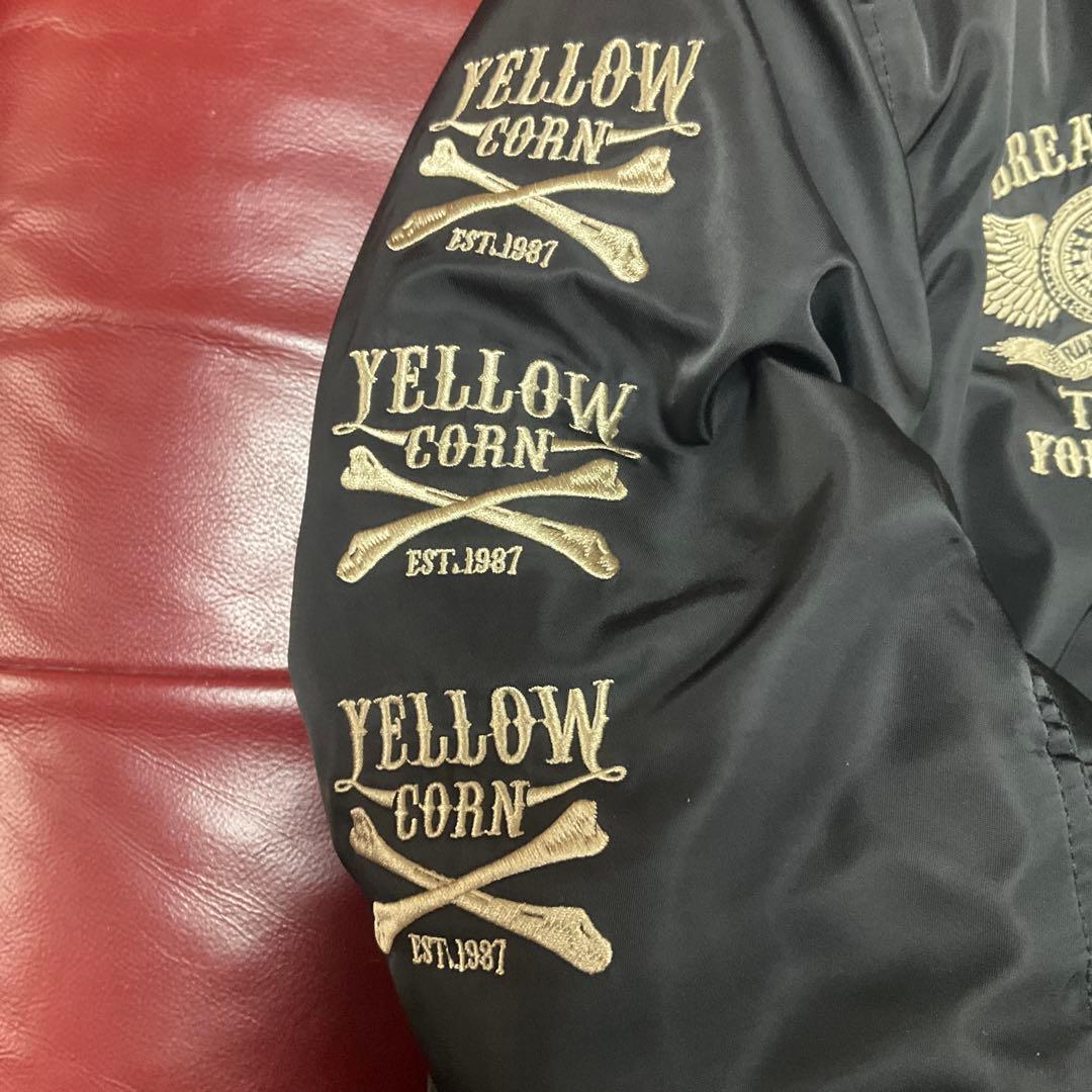 【美品】YELLOW CORN ウィンタージャケット　ブラック