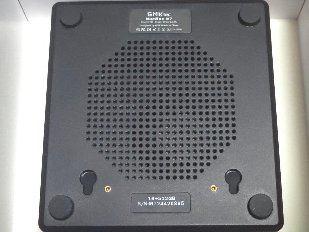GMKtec Nucbox M7 メモリ16GB SSDなし