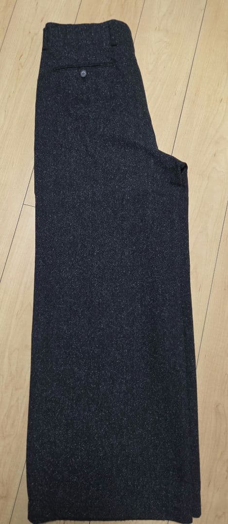 LIDNM SILK NEP WOOL PANTS Mサイズ