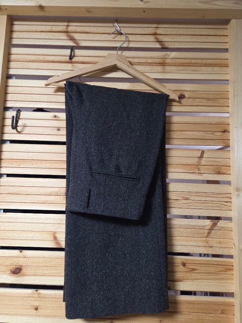 LIDNM SILK NEP WOOL PANTS Mサイズ