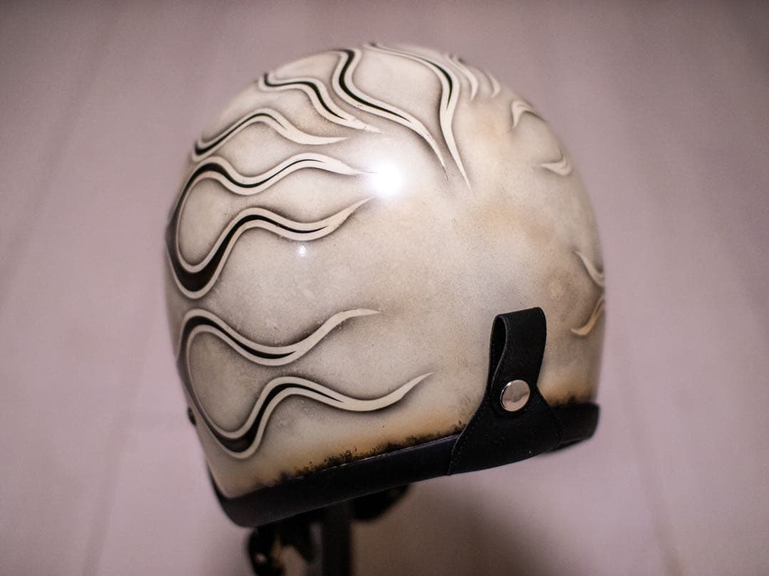 M 極小帽体　500tx スモールジェット　アイボリーエイジング黒フレア