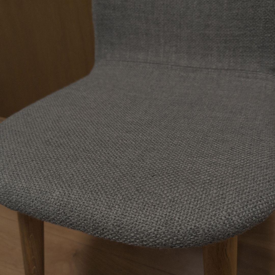 【チョコミント】IDEE チェア グレー　1脚