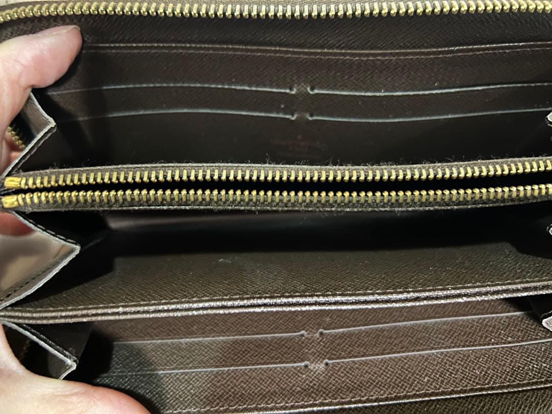 ルイヴィトン　ダミエ　レザー長財布