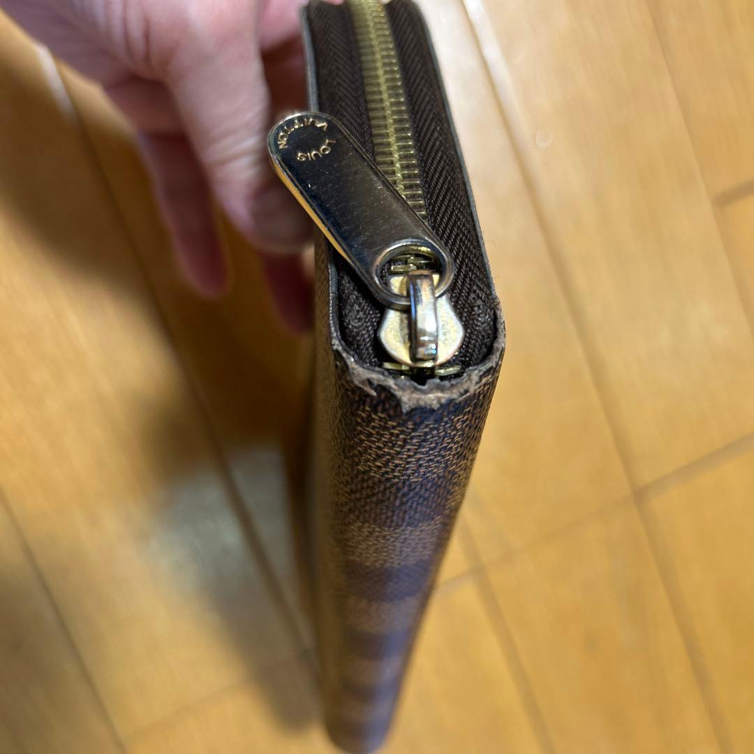 ルイヴィトン　ダミエ　レザー長財布