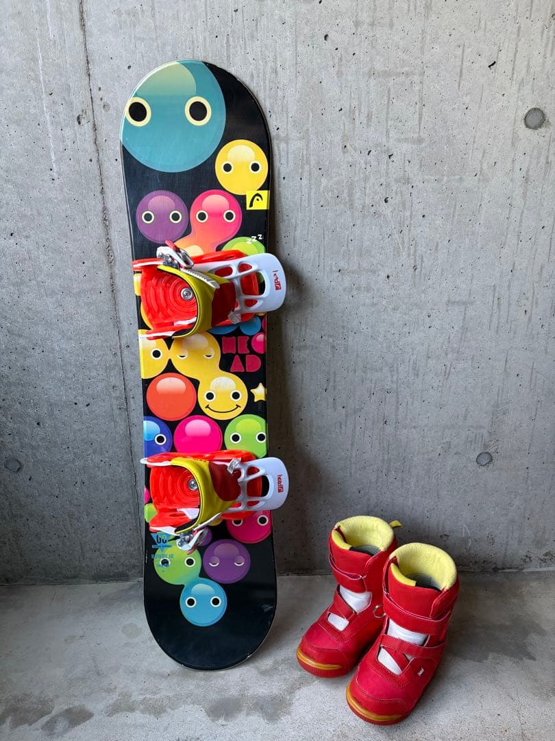 head キッズ　スノーボード+バインディング+ブーツ　3点セット