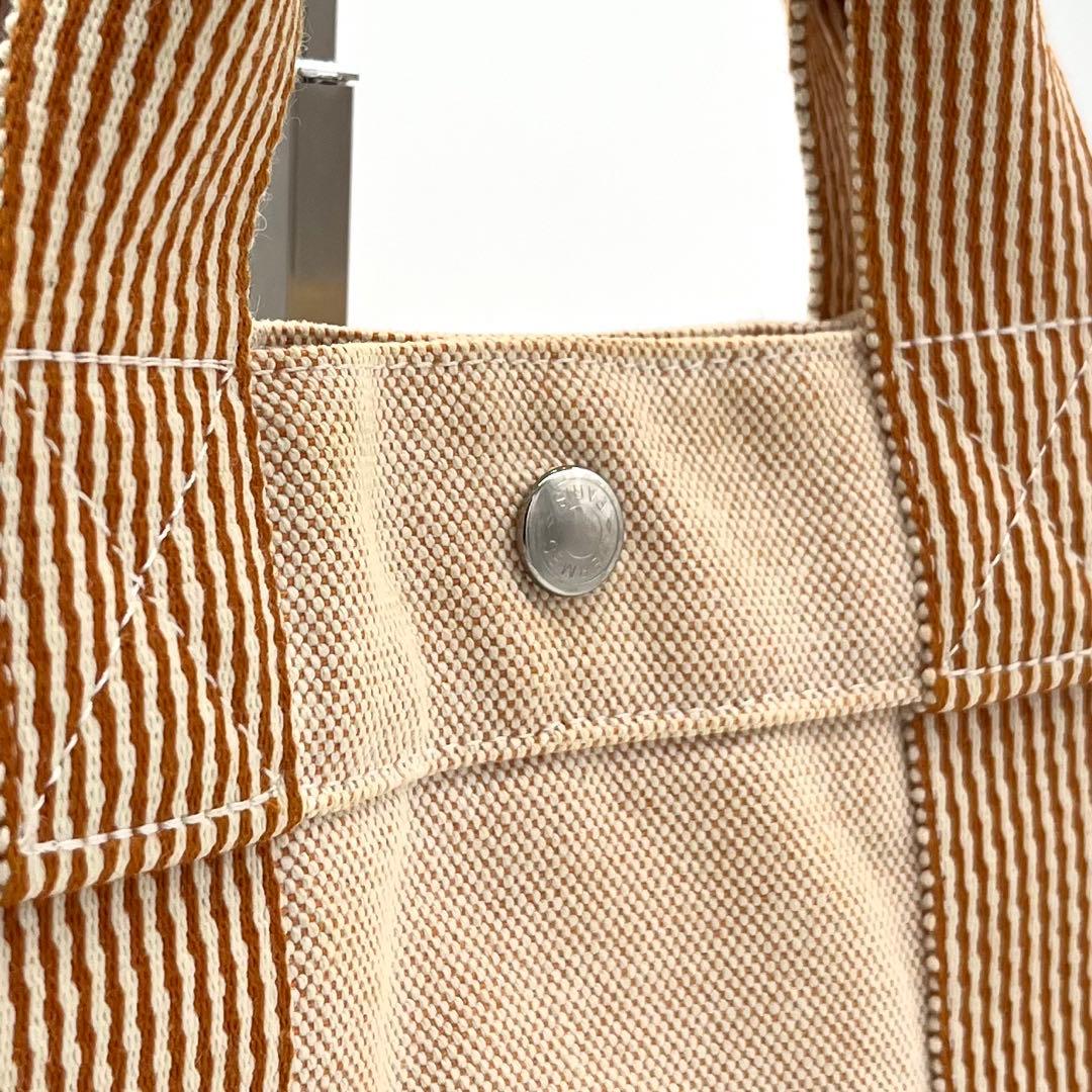 HERMESエルメス ニューフールトゥMMトートバッグ オレンジ系A4収納 通勤