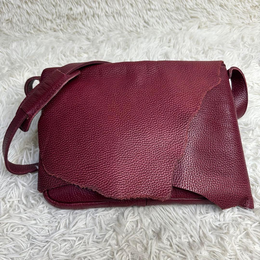 ポーター バーガンディ レザー ショルダーバッグ 京急百貨店共同開発 吉田カバン