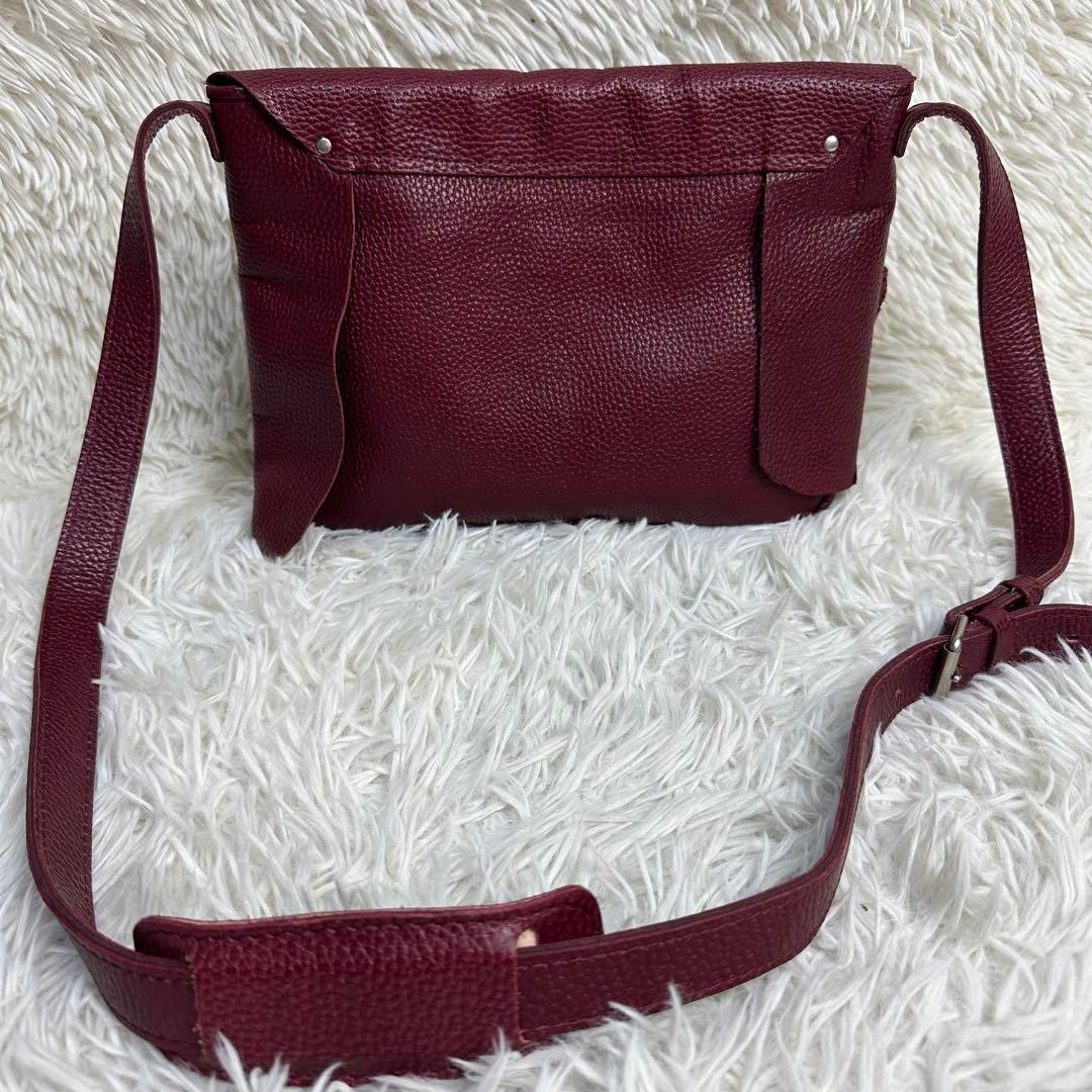 ポーター バーガンディ レザー ショルダーバッグ 京急百貨店共同開発 吉田カバン