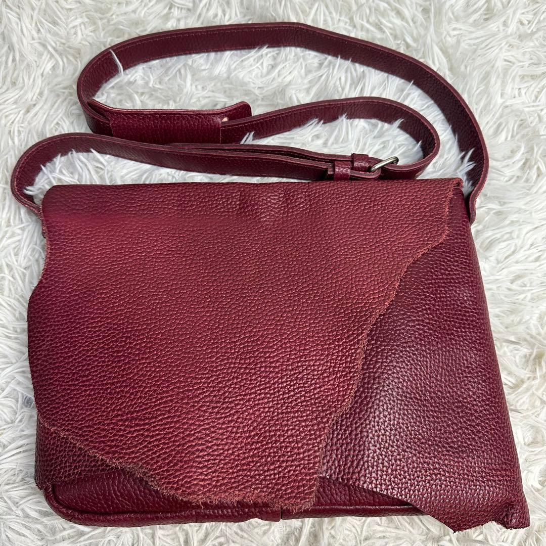 ポーター バーガンディ レザー ショルダーバッグ 京急百貨店共同開発 吉田カバン