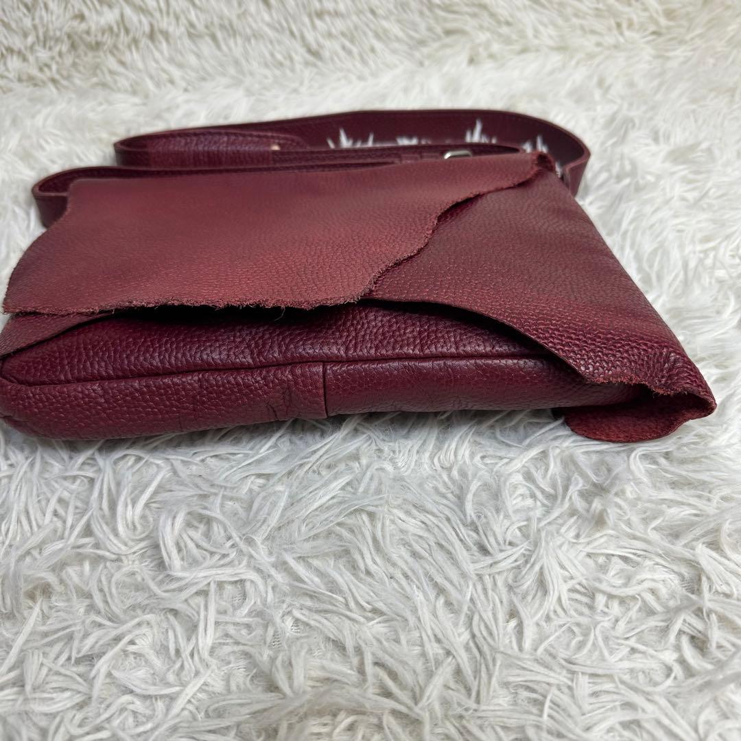 ポーター バーガンディ レザー ショルダーバッグ 京急百貨店共同開発 吉田カバン