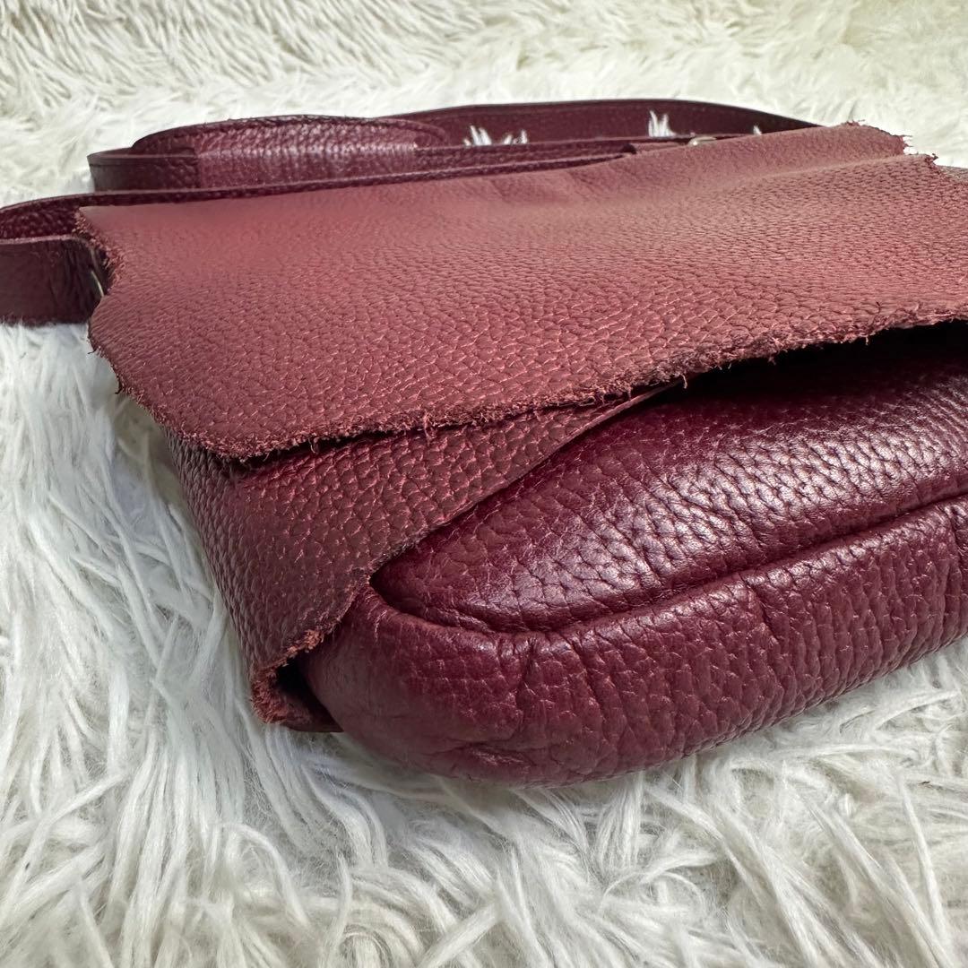 ポーター バーガンディ レザー ショルダーバッグ 京急百貨店共同開発 吉田カバン