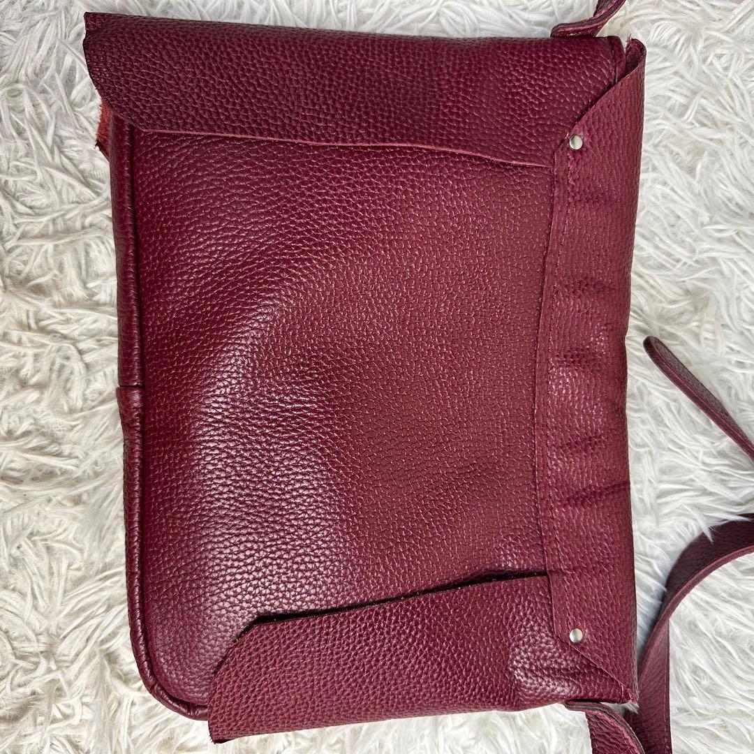 ポーター バーガンディ レザー ショルダーバッグ 京急百貨店共同開発 吉田カバン