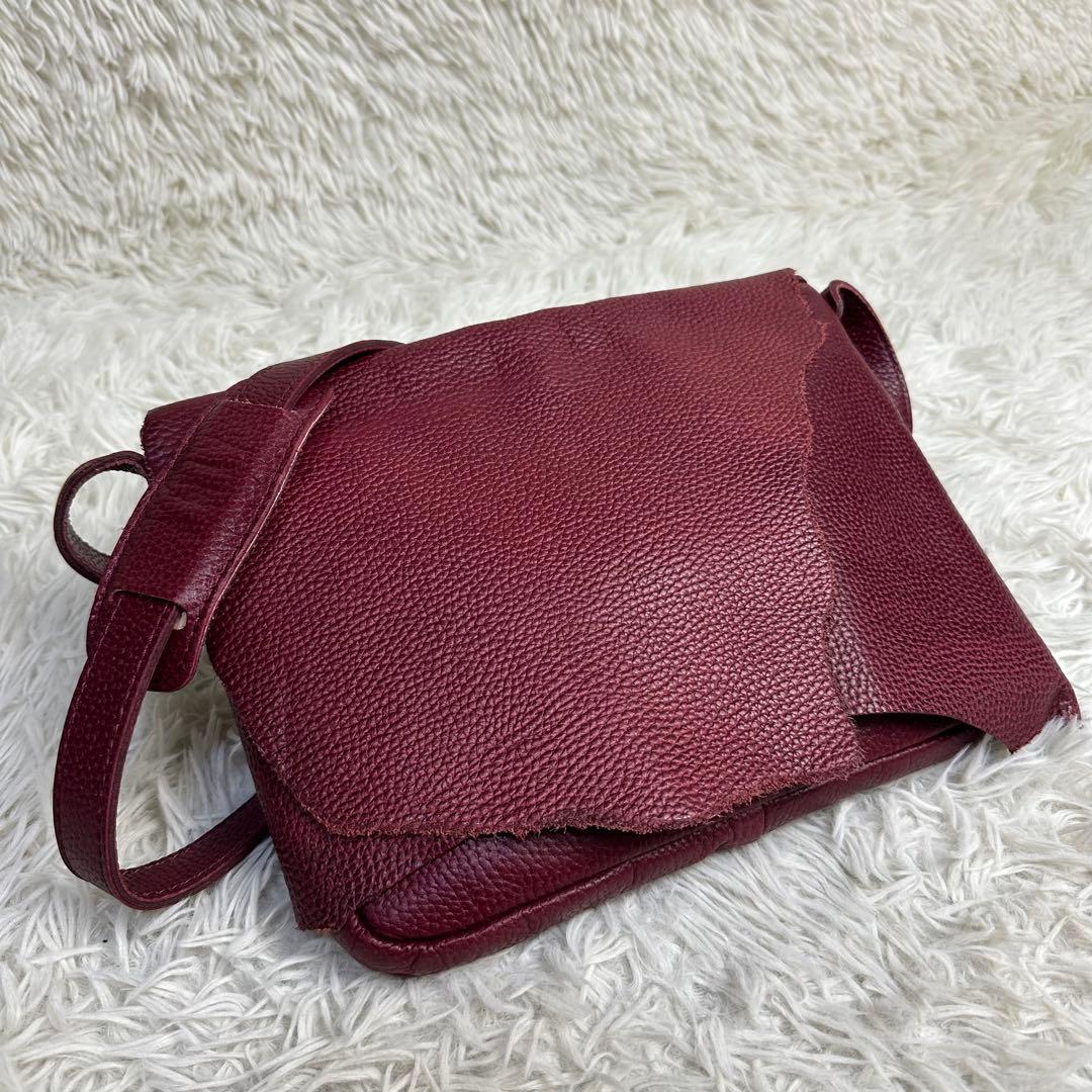 ポーター バーガンディ レザー ショルダーバッグ 京急百貨店共同開発 吉田カバン