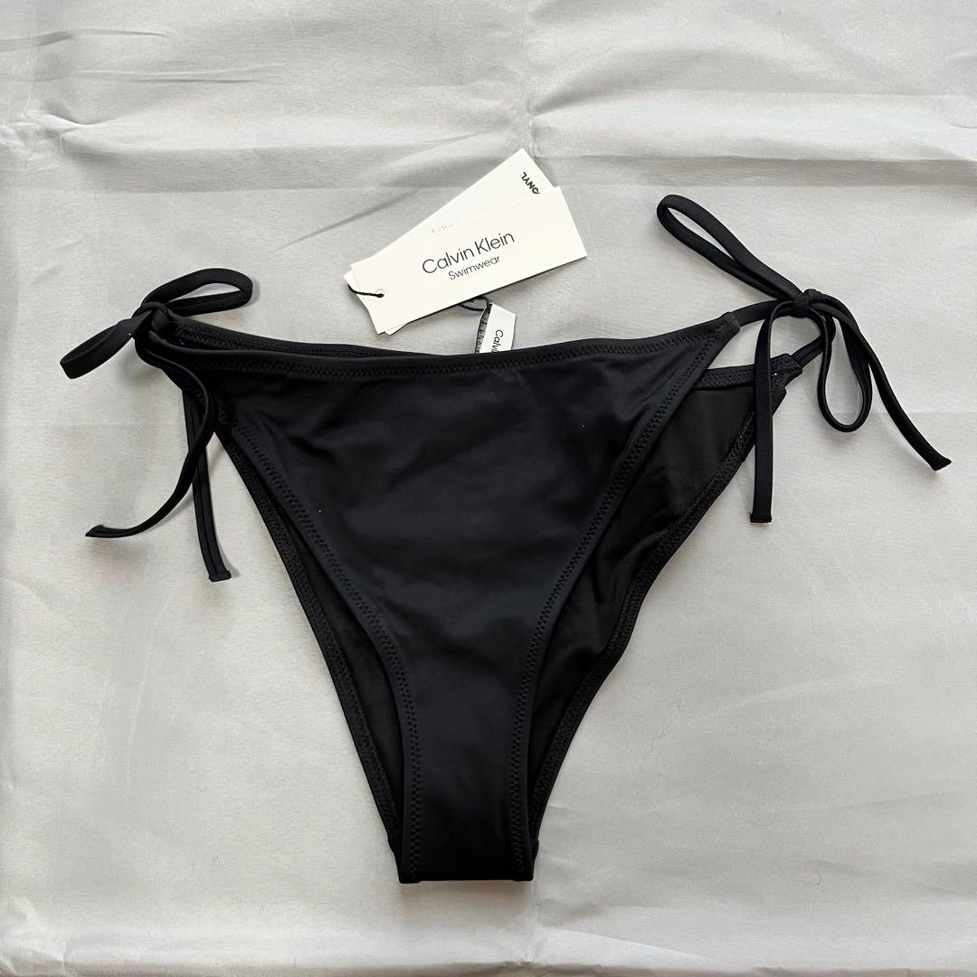 カルバンクライン スイムウェア ロゴ ブラック 水着 ビキニ S