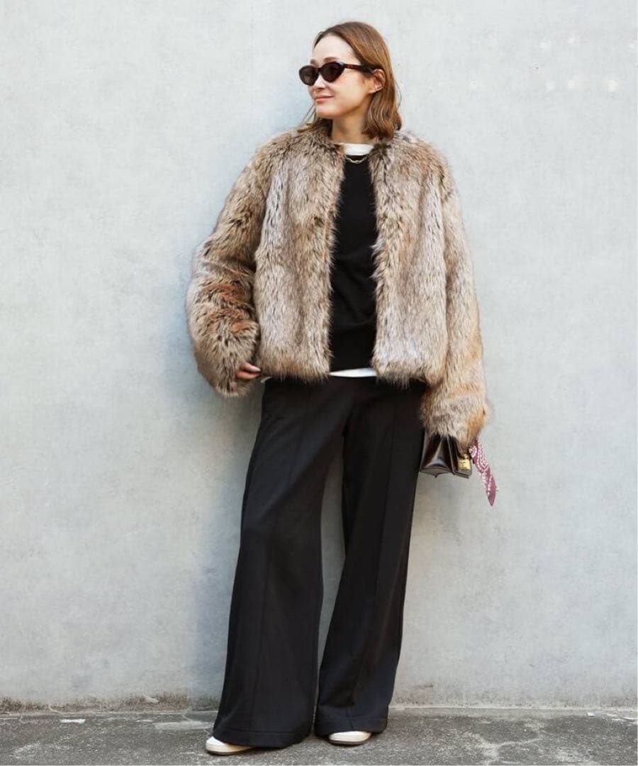 新品　ドゥーズィエムクラス　Jane fur ジャケット