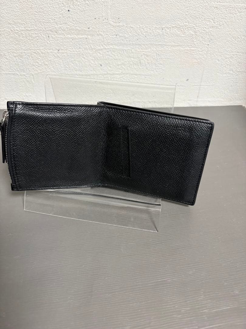 #メゾンマルジェラ MAISON MARGIELA 二つ折り財布 黒 美品