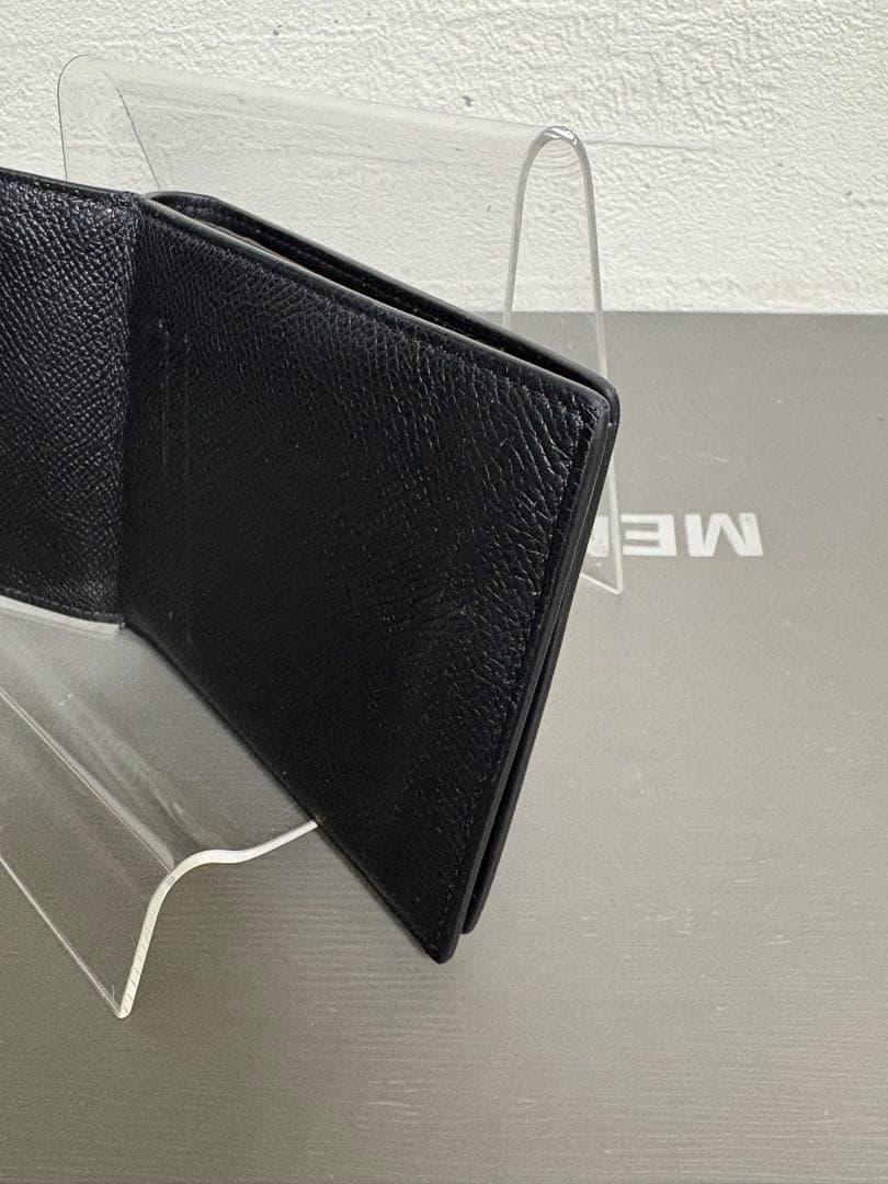 #メゾンマルジェラ MAISON MARGIELA 二つ折り財布 黒 美品