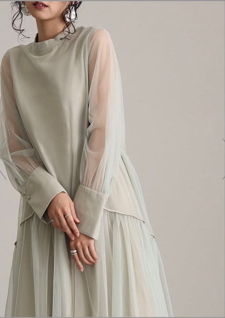 【美品】フォーマル結婚式パーティードレスセレモニーオケージョンドレス