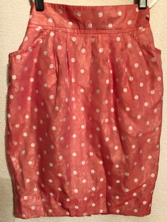 最終お値下げ 朱赤 ドット スカート シャネル プラダ